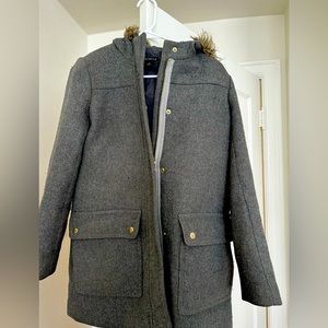 J. Crew Wool Coat (Vail Parka). Size 2